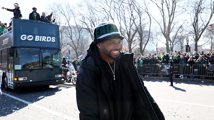Darius Slay Jr. at Philadelphia Eagles Super Bowl Championship Parade