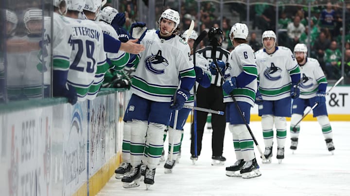 Vancouver Canucks v Dallas Stars