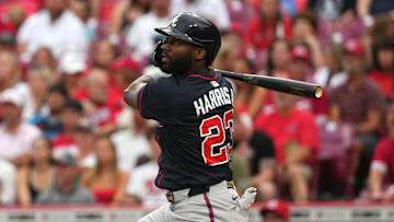 Michael Harris continued his hot hitting Friday afternoon - Atlanta Braves v Cincinnati Reds