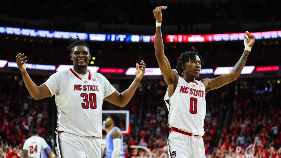 North Carolina State Wolfpack forward D.J. Burns Jr.