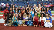 Feb 4, 2024; Orlando, FL, USA; NFL Cheerleaders pose for a photograph during the 2024 Pro Bowl.