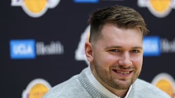 Los Angeles Lakers Introduce Luka Doncic, Maxi Kleber & Markieff Morris