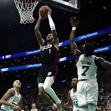 The Celtics traded for Trail Blazers guard Anfernee Simons, but he may not ever appear for Boston if they can find a new trade suitor for him, according to ESPN's Brian Windhorst.