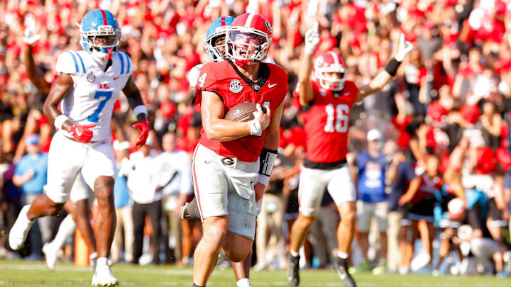 Gunner Stockton, Georgia Bulldogs, Ole Miss Rebels