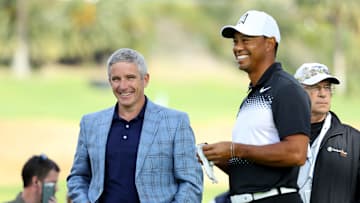 Jay Monahan, Tiger Woods, - Genesis Open