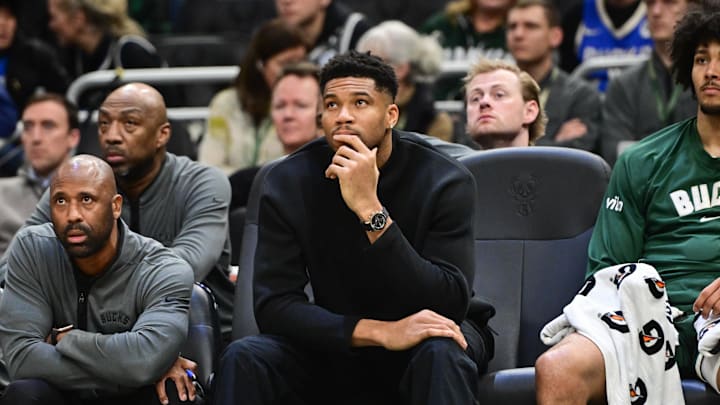 Giannis Antetokounmpo addressed reports that he’s had conversations with the Bucks about his future. Giannis Antetokounmpo addressed reports that he’s had conversations with the Bucks about his future.