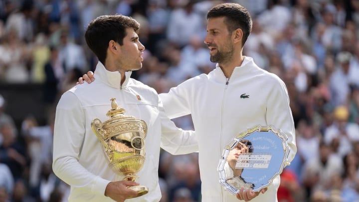 Carlos Alcaraz said Novak Djokovic was the tennis GOAT.