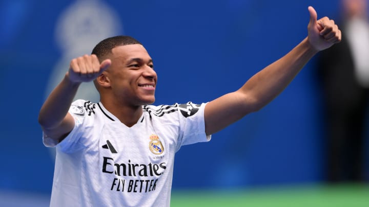 Mbappe has been unveiled as a Real Madrid player