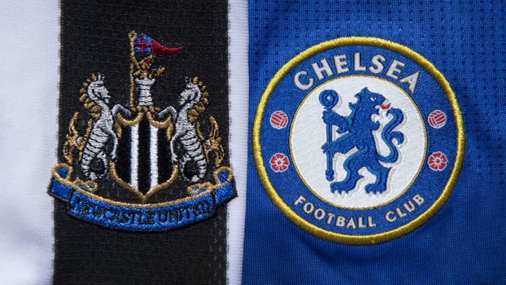 Chelsea and Newcastle United Club Crests Chelsea and Newcastle United Club Crests