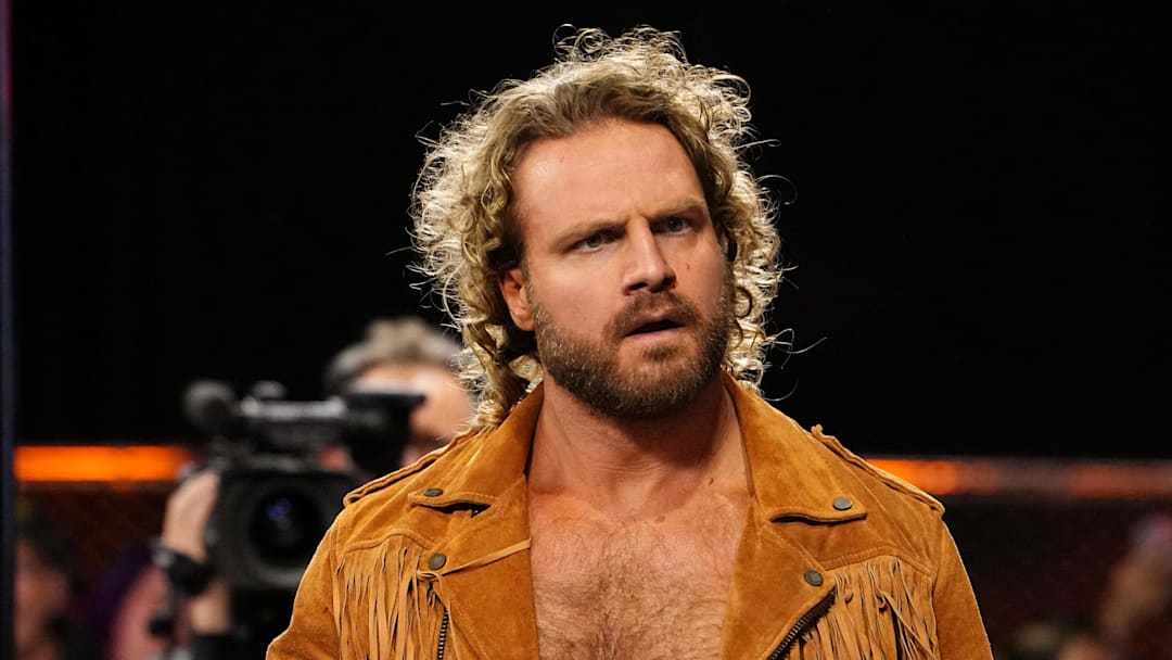 "Hangman" Adam Page opened up about a picture that surfaced of him and Marty Scurll.