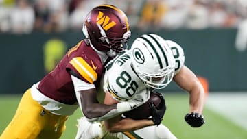 Washington Commanders cornerback Mike Sainristil 