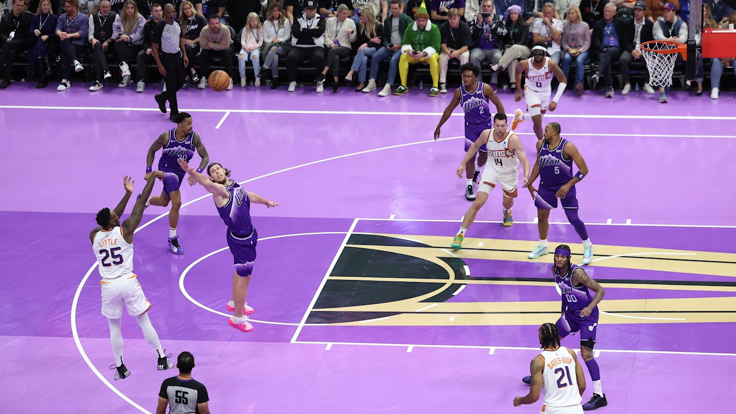 Utah Jazz #39 s New In Season Tournament Court Leaked for 2024 25 Season
