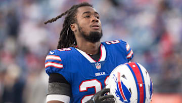 Buffalo Bills running back James Cook.