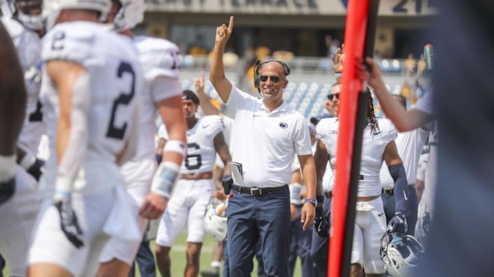 Penn State Nittany Lions head coach James Franklin