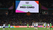 Lauren James was sent off at the 2023 Women's World Cup after a VAR review