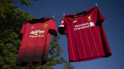 The Liverpool and Manchester United Home Shirts