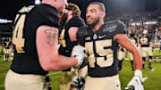 Purdue Boilermakers running back Devin Mockobee (45) 