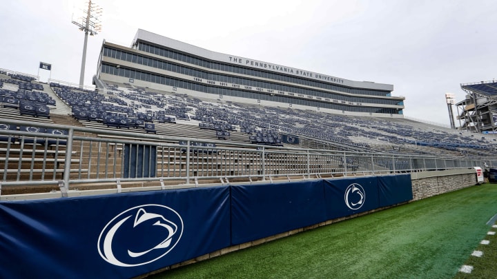 A general view of Penn State's Beaver Stadium prior to a college football game. 