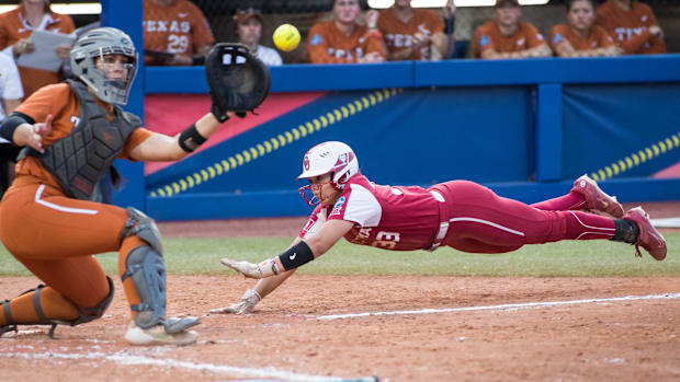 Alyssa Brito thrives in big moments for Oklahoma — especially against Texas.