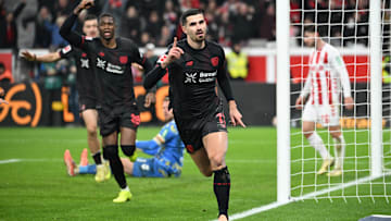 Martin Terrier nach seinem Traumtor gegen den 1. FC Köln