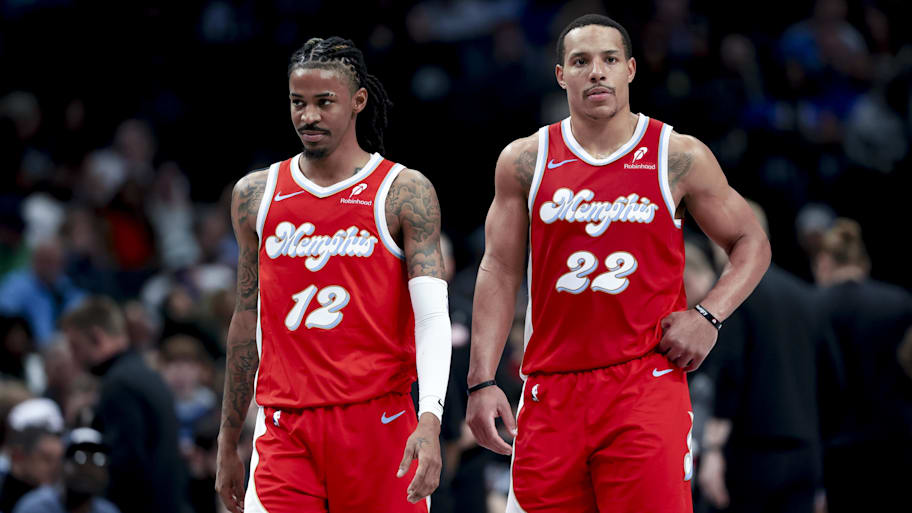 Memphis Grizzlies guards Ja Morant and Desmond Bane | Kevin Jairaj-Imagn Images