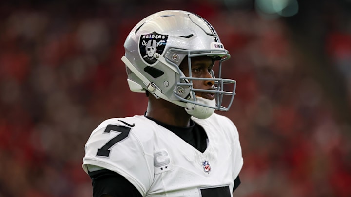 Former Las Vegas Raiders quarterback Geno Smith.
