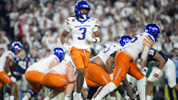 Boise State wide receiver Latrell Caples.