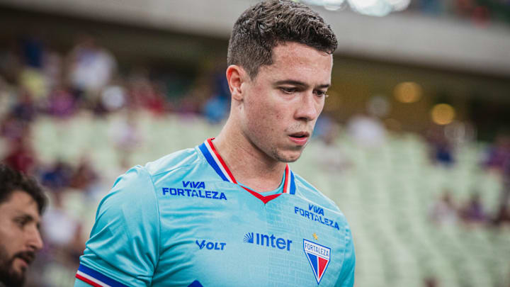 Brenno, goleiro do Fortaleza em 2025 na Copa do Nordeste jogo  Fortaleza 0x1 CRB