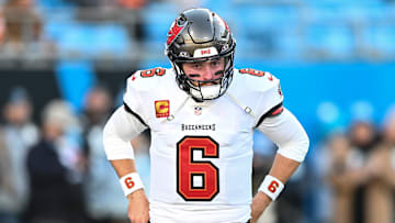 Former Carolina Panthers WR Steve Smith let it be known that Tampa Bay Buccaneers QB Baker Mayfield lives rent free inside his head.
