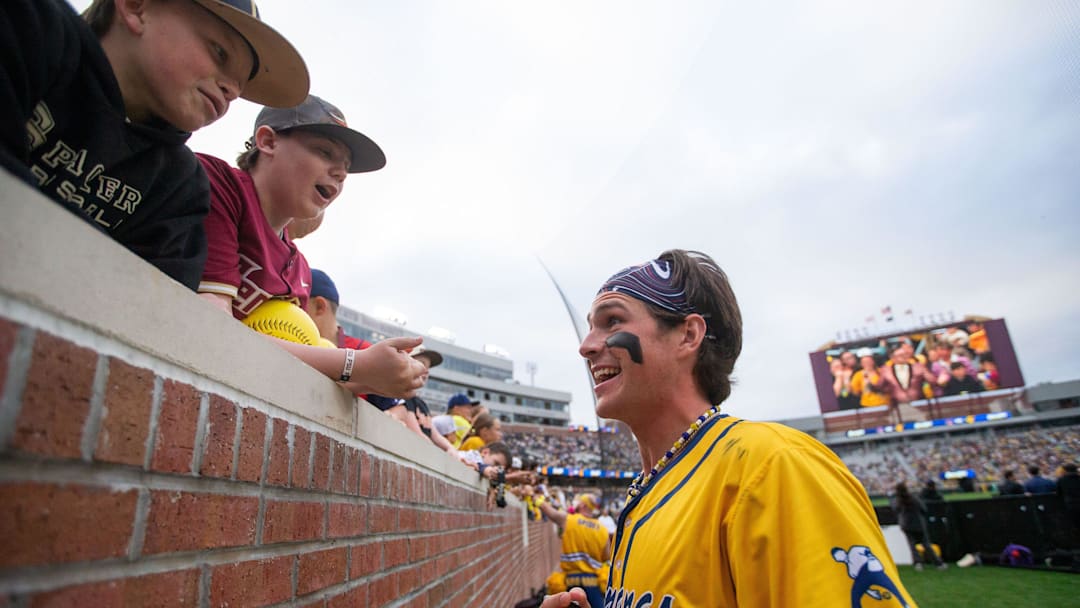 More than 60,000 fans filled Doak Campbell Stadium to experience the Savannah Bananas play against the Texas Tailgaters in Banana Ball on Saturday, Feb. 28, 2026.