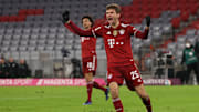 Der FC Bayern verabschiedet sich mit einem 4:0-Erfolg in die Weihnachtspause