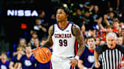 Gonzaga Bulldogs guard Khalif Battle earned Player of the Game honors at the Portsmouth Invitational Tournament.