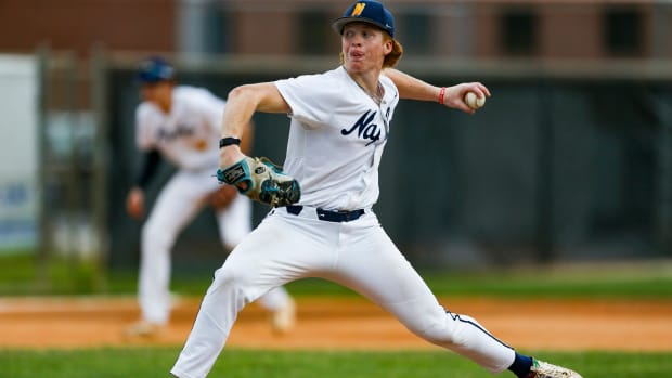 Naples Golden Eagles pitcher Johnny King.