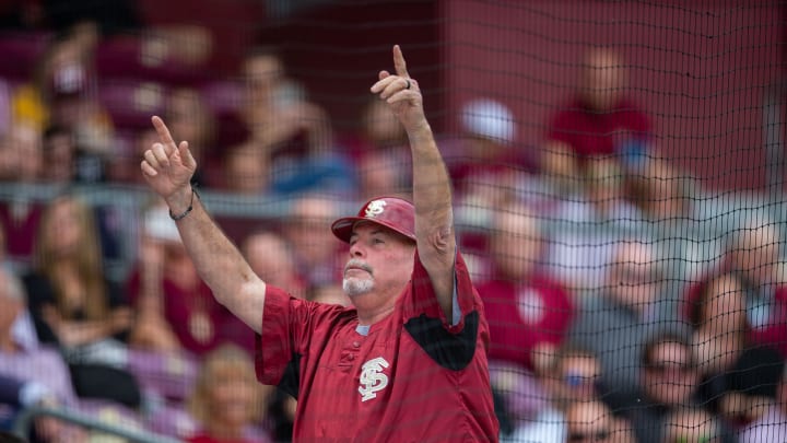 Family, friends, alumni, Florida State fans and others attend the celebration of life for legendary FSU baseball coach Mike Martin at Dick Howser Stadium on Saturday, Feb. 10, 2024.