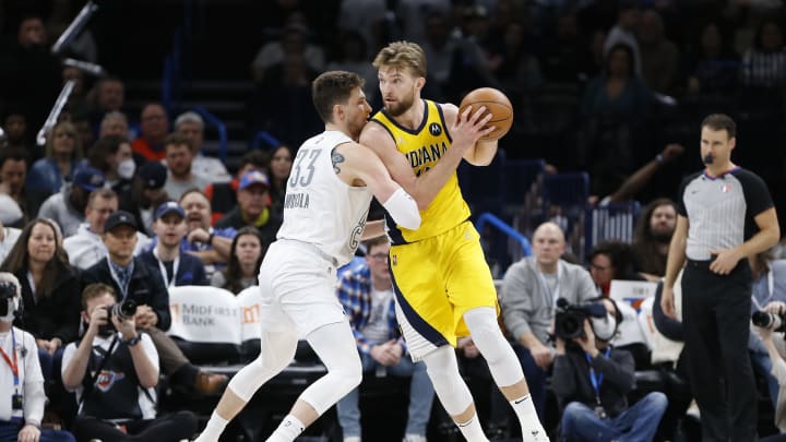 Indiana Pacers forward Domantas Sabonis.