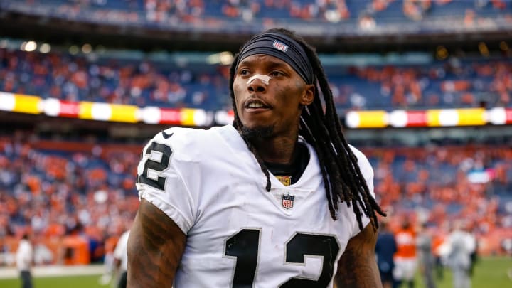 Sep 16, 2018; Denver, CO, USA; Oakland Raiders wide receiver Martavis Bryant (12) after the game against the Denver Broncos at Broncos Stadium at Mile High. Mandatory Credit: Isaiah J. Downing-USA TODAY Sports