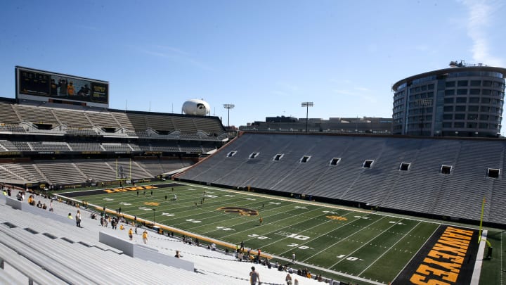 Kinnick Stadium is pictured during Kids Day at Kinnick Saturday, Aug. 10, 2024 in Iowa City, Iowa.