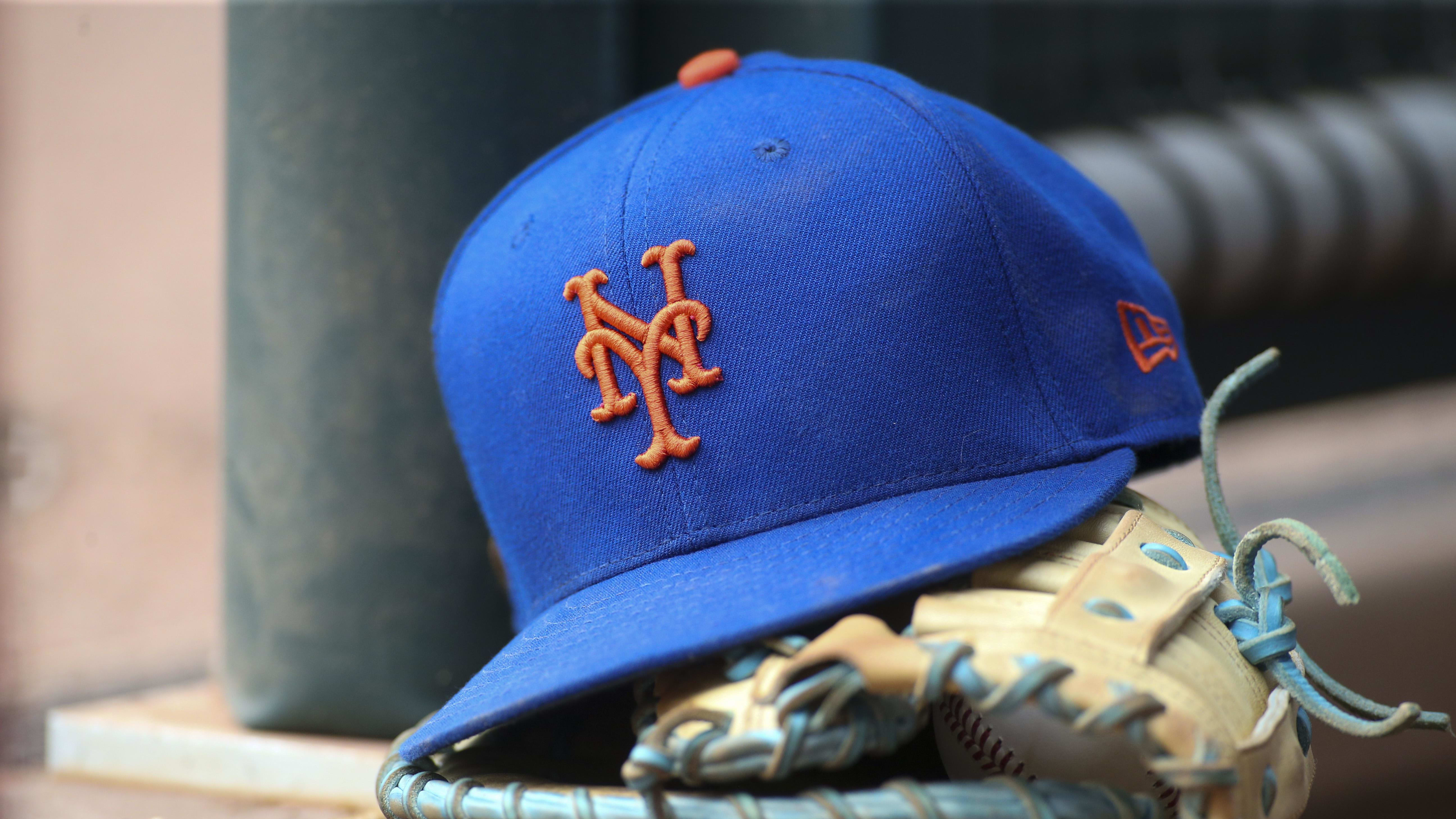 Apr 13, 2024; New York City, New York, USA;  New York Mets first baseman Pete Alonso (20) is greeted in the dugout.