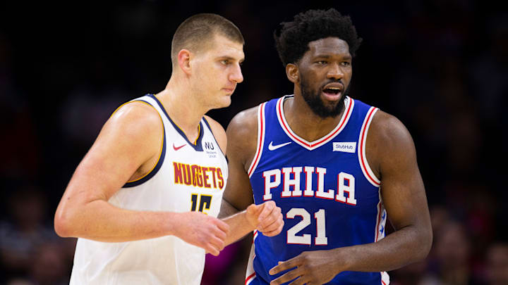 Joel Embiid and Nikola Jokic will face off on Monday night. 