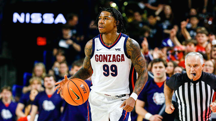 Gonzaga Bulldogs senior guard Khalif Battle. Gonzaga Bulldogs senior guard Khalif Battle.