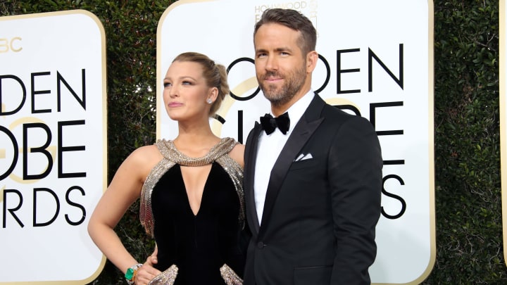 Jan 8, 2017: Blake Lively and Ryan Reynolds arrive for the 74th Golden Globe Awards at the Beverly Hilton.