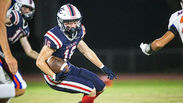 Kegan Kreuscher is having a strong junior season for Estero.