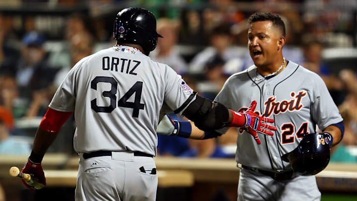 David Ortiz y Miguel Cabrera comparten varias marcas 