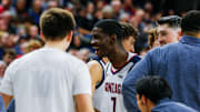 Gonzaga Bulldogs forward Tyon Grant-Foster (7).