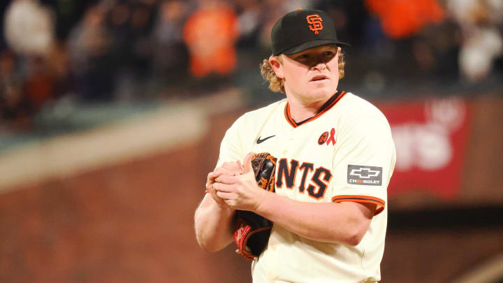 San Francisco Giants starting pitcher Logan Webb.