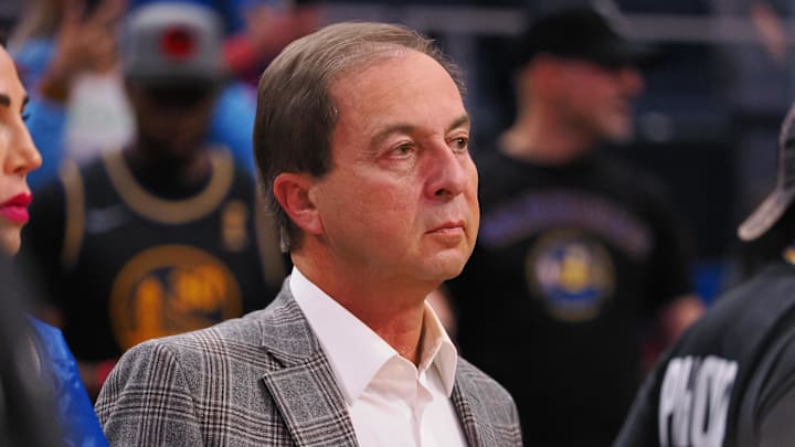 Golden State Warriors majority owner Joe Lacob at Chase Center.