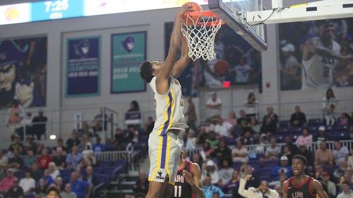 Action from the championship game between Montverde Academy and Long Island Lutheran High School during the City of Palms tournament at Suncoast Credit Union Arena on Saturday, Dec. 23, 2023. Montverde took home the trophy. Action from the championship game between Montverde Academy and Long Island Lutheran High School during the City of Palms tournament at Suncoast Credit Union Arena on Saturday, Dec. 23, 2023. Montverde took home the trophy.