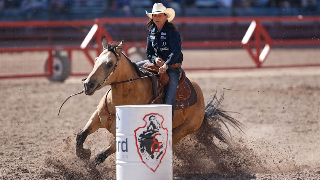 Jul 28, 2019; Cheyenne, WY, USA; During the Cheyenne Frontier Days at Cheyenne Frontier Days. Mandatory Credit: Isaiah J. Downing-Imagn Images