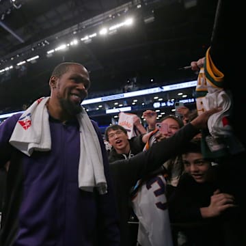 Phoenix Suns forward Kevin Durant on Jan 31, 2024.