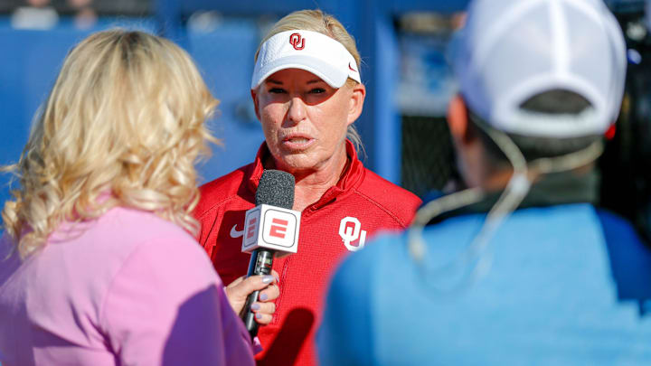 Oklahoma head coach Patty Gasso. Oklahoma head coach Patty Gasso.